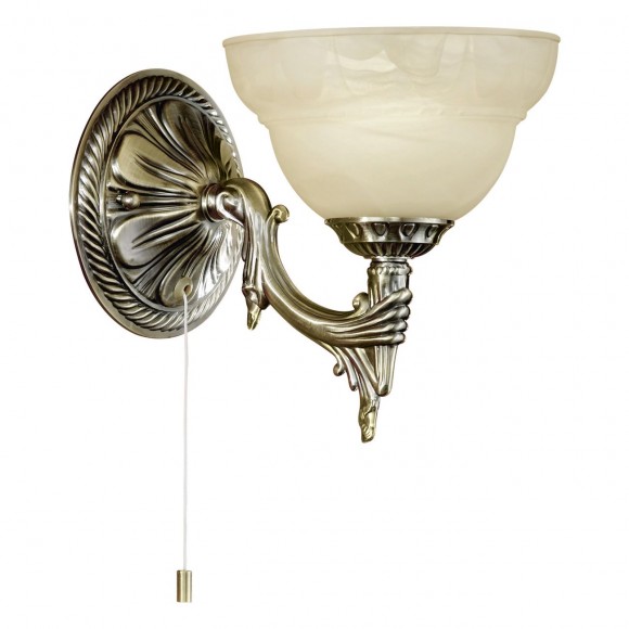 Eglo 85859 nástenné svietidlo Marbella 1x40W | E14 - bronz