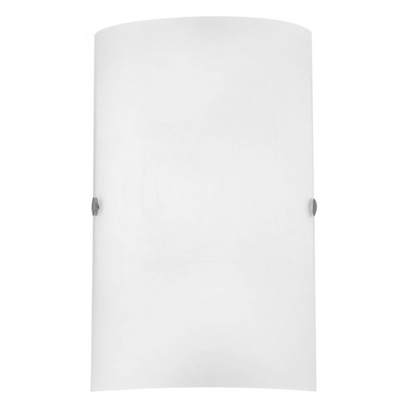 Eglo 85979 nástenné svietidlo Troy 3 1x60W | E14 - matný nikel, biela