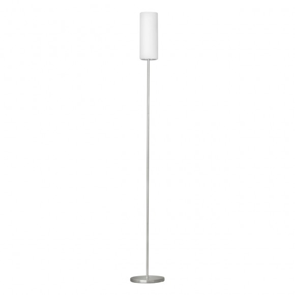 Eglo 85982 stojacie svietidlo Troy 3 1x60W | E14 - matný nikel, biela