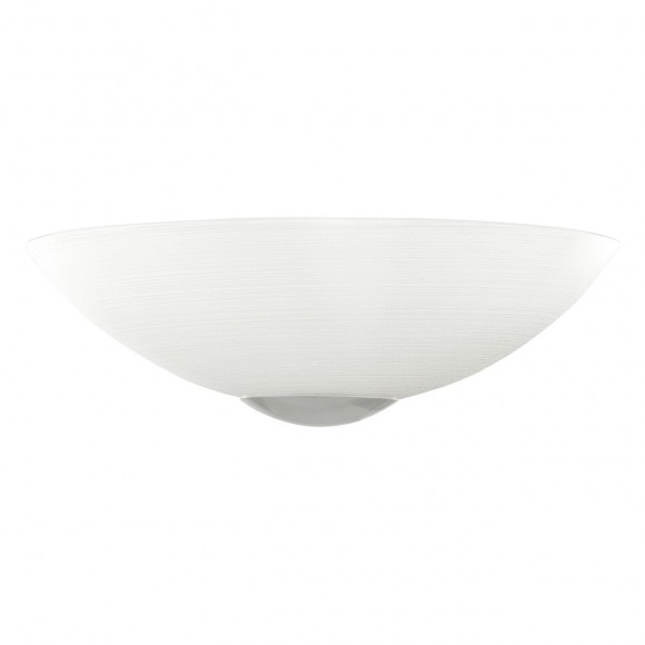 Eglo 90017 stropné svietidlo Malva 1x60W | E27 - matný nikel, biela