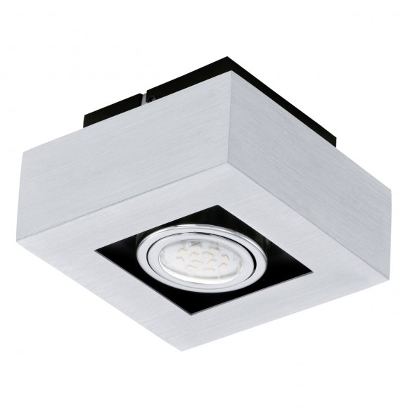 Eglo 91352 stropné svietidlo Loke 1 1x5W | GU10 - šedá, čierna