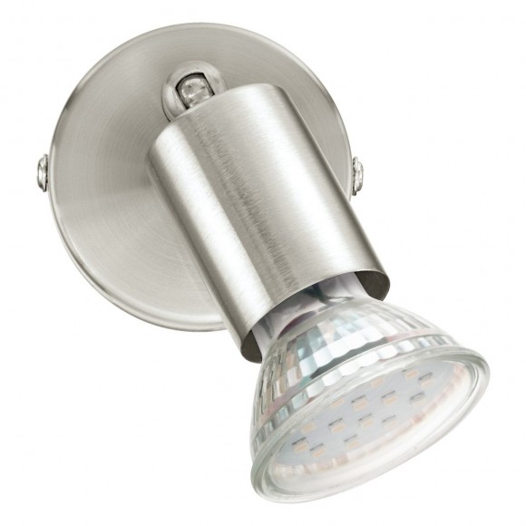 Eglo 92595 nástenné svietidlo BUZZ-LED 1x3W | GU10 - matný nikel