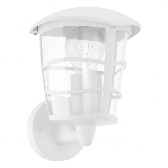 Eglo 93094 vonkajšie nástenné svietidlo Alora 1x60W | E27 | IP44 - biela