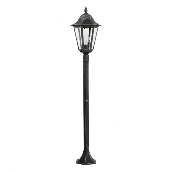 Eglo 93463 záhradný stĺpik Nevedo 1x60W | E27 | IP44 - čierna