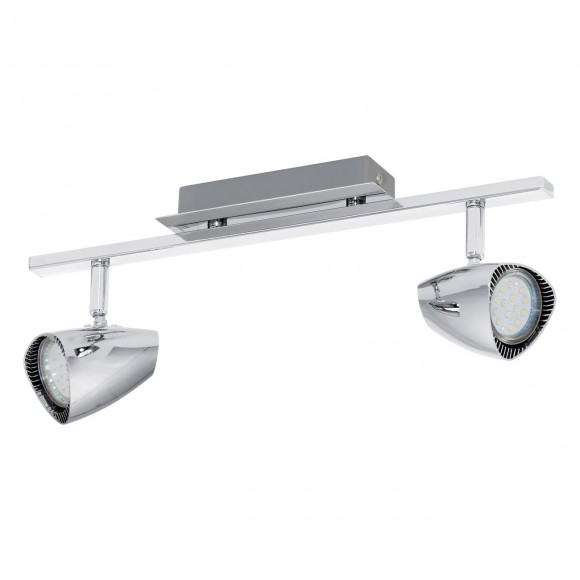Eglo 93673 LED prisadené bodové svietidlo Corbero 2x3W | GU10 | 480lm | 3000K - chróm