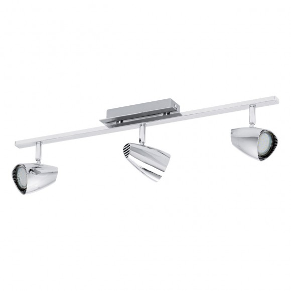 Eglo 93674 LED prisadené bodové svietidlo Corbero 3x3W | GU10 | 720lm | 3000K - chróm