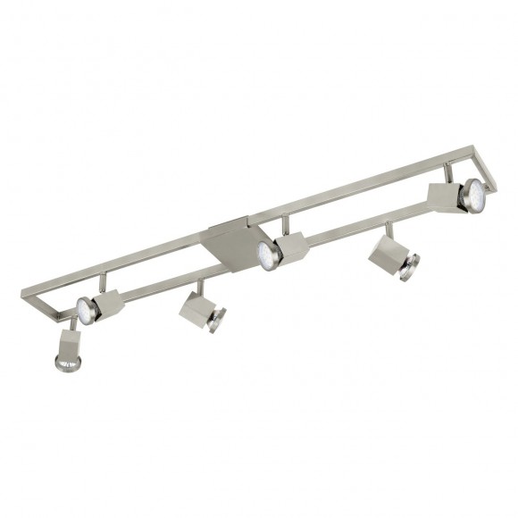 Eglo 93679 LED prisadené stropné bodové svietidlo Zeraco 6x5W | GU10 | 2400lm | 3000K - matný nikel