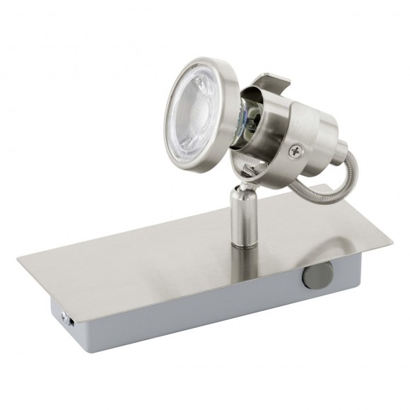 Eglo 94144 LED prisadené bodové svietidlo Tukon 3 1x3,3W | GU10 | 240lm | 3000K - matný nikel
