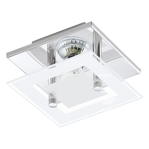 Eglo 94224 LED prisadené bodové svietidlo Almana 1x3W | GU10 | 240lm | 3000K - chróm