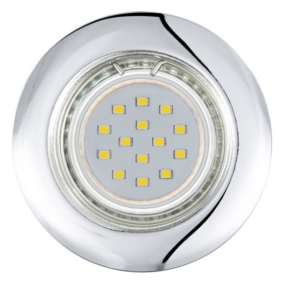 Eglo 94236 LED zápustné bodové svietidlo Peneto 3x3W | GU10 | 3x200lm | 3000K - sada 3ks, chróm