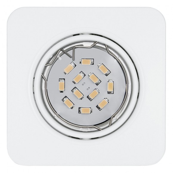 Eglo 94262 LED zápustné bodové svietidlo Peneto 1x5W | GU10 | 400lm | 3000K - biela
