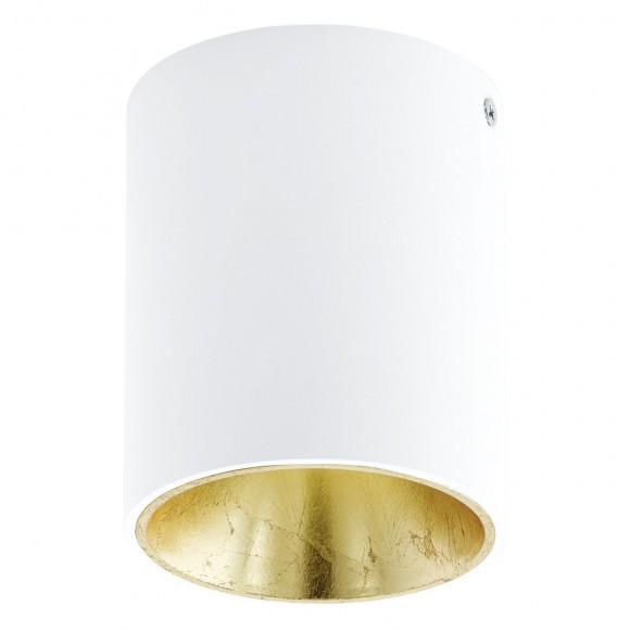 Eglo 94503 LED prisadené stropné bodové svietidlo Polasso 1x3,3W | 340lm | 3000K - biela, zlatá