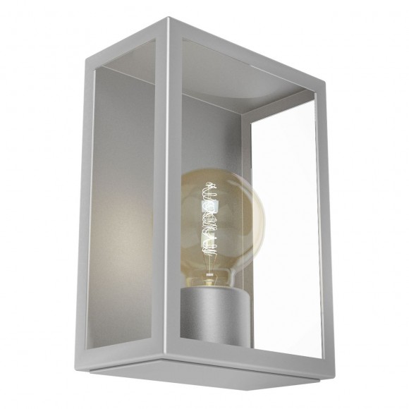 Eglo 94827 vonkajšie nástenné svietidlo Alamonte 1x60W | E27 | IP44 - nerez