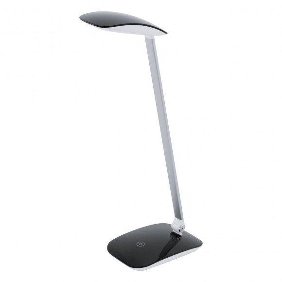 Eglo 95696 LED stolové svietidlo Cajero 1x4,5W | 550lm | 4000K - dotykový spínač, čierna