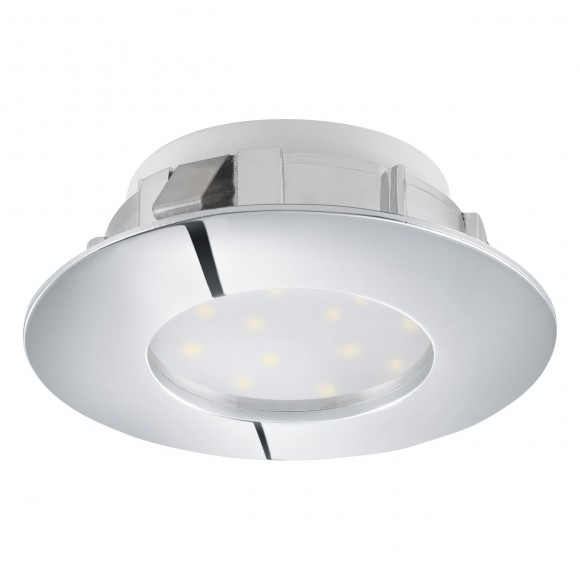 Eglo 95818 LED zápustné bodové svietidlo Pineda 1x6W | 500lm | 3000K - chróm
