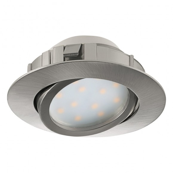 Eglo 95849 LED zápustné bodové svietidlo Pineda 1x6W | 500L | 3000K - matný nikel