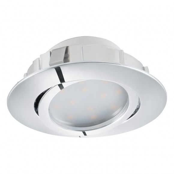 Eglo 95855 LED zápustné bodové svietidlo Pineda 1x6W | 500lm | 3000K - chróm