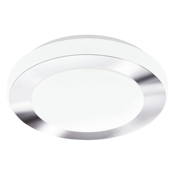 Eglo 95282 LED prisadené stropné svietidlo Carpi 1x11W | 950lm | 3000K | IP44 - biela, chróm