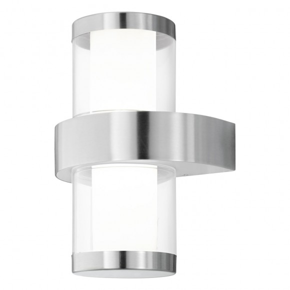 Eglo 94799 LED vonkajšie nástenné svietidlo Beverly 1 2x3,7W | 560lm | 3000K | IP44 - nerez