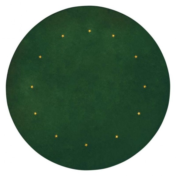 Emos ZY2267 LED podložka pod vianočný stromček 1,2W | IP20 | 12 žiaroviek - teplá biela, 100 cm