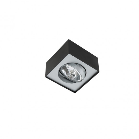 Italux FH30531S prisadené stropné bodové svietidlo Lauren 1x50W | AR111 | IP20 - farba čierna