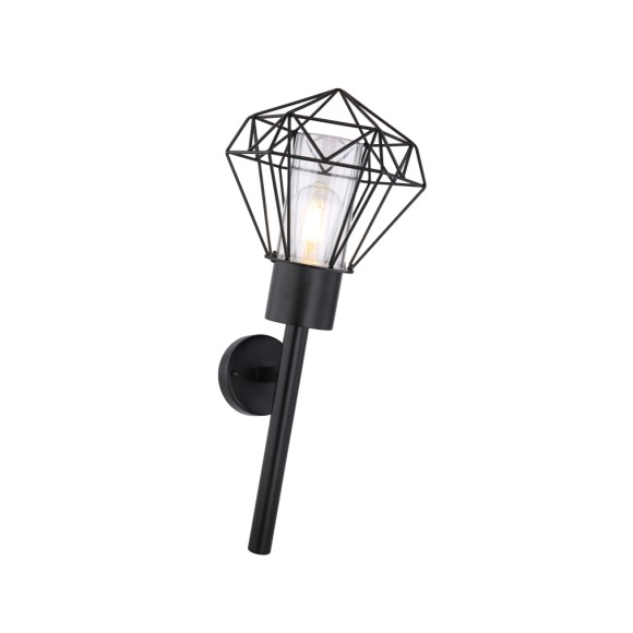 Globo 31355W vonkajšie nástenné svietidlo Horace 1x15W | E27 LED | IP44