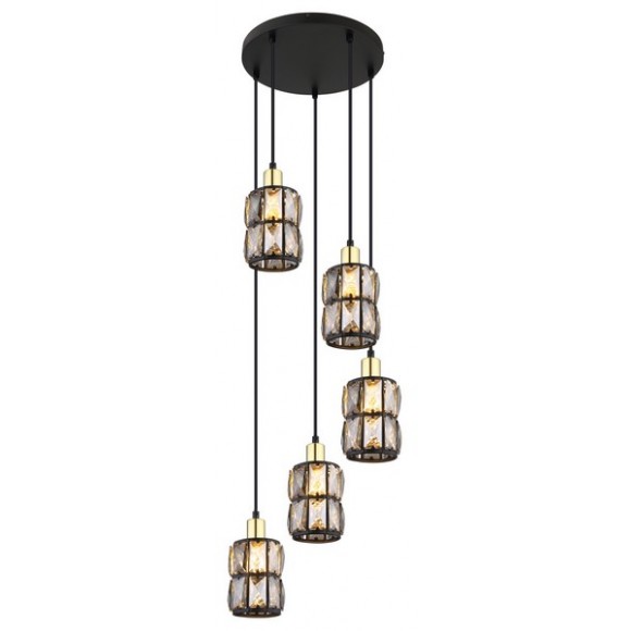 Globo 15761-5B závesný luster Wolli 5x40W | E14