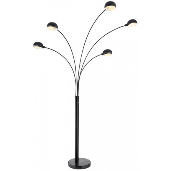 Globo 58228NB stojaca lampa Seymour 5x40W | E14