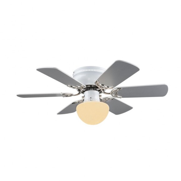 Globo 03070 stropné svietidlo s ventilátorom Formentera 1x60W | E27 - s ťahovým vypínačom / retiazkou /