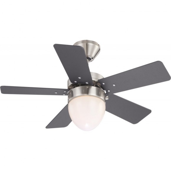 Globo 0332 stropné svietidlo s ventilátorom Marva 1x60W | E27 - s ťahovým vypínačom