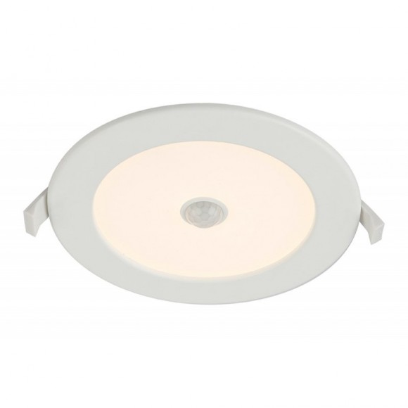 Globo 12391-12S LED zápustné bodové svietidlo Unella s pohybovým snímačom 1x12W | 1000L | 3000K - biela