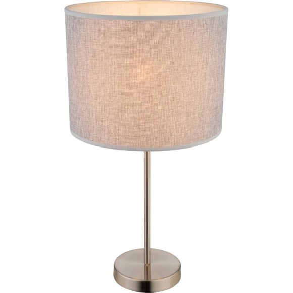 Globo 15185T1 stolové svietidlo Paco 1x60W | E27 - šedá, matný nikel