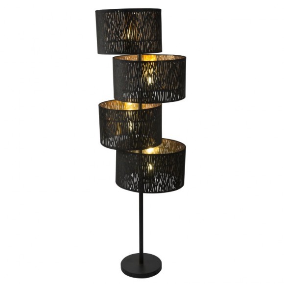 Globo 15264S3 stojaca lampa Tuxon 4x60W | E27 - čierna
