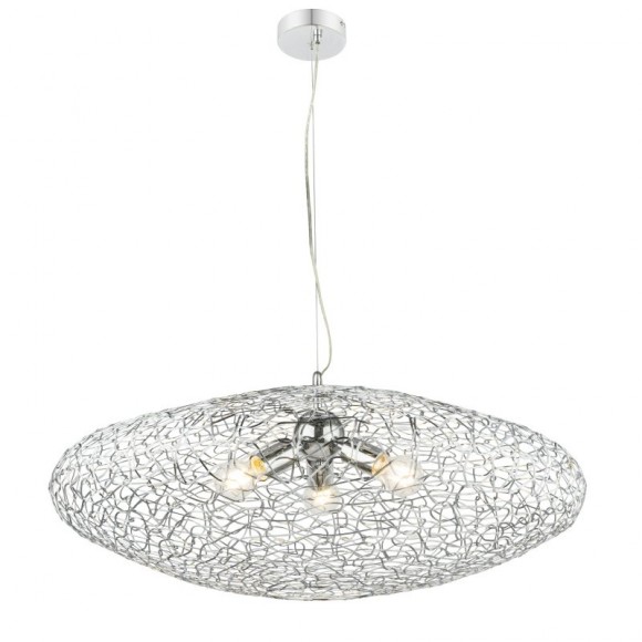 Globo 15269H2 závesné stropné svietidlo Arya 3x60W | E27 - chróm