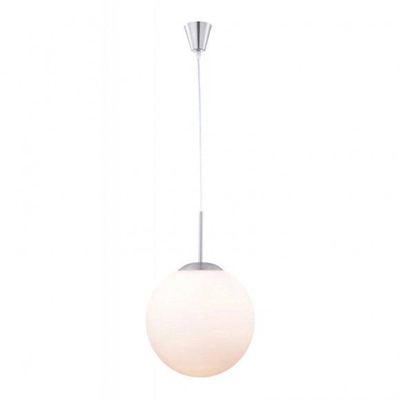 Globo 1582 závesné stropné svietidlo Balla 1x60W | E27 - opál, matný nikel