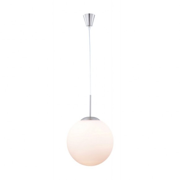 Globo 1583 závesné stropné svietidlo Balla 1x60W | E27 - opál, matný nikel