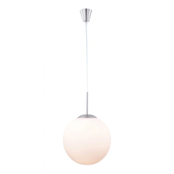Globo 1584 závesné stropné svietidlo Balla 1x60W | E27 - matný nikel, opál