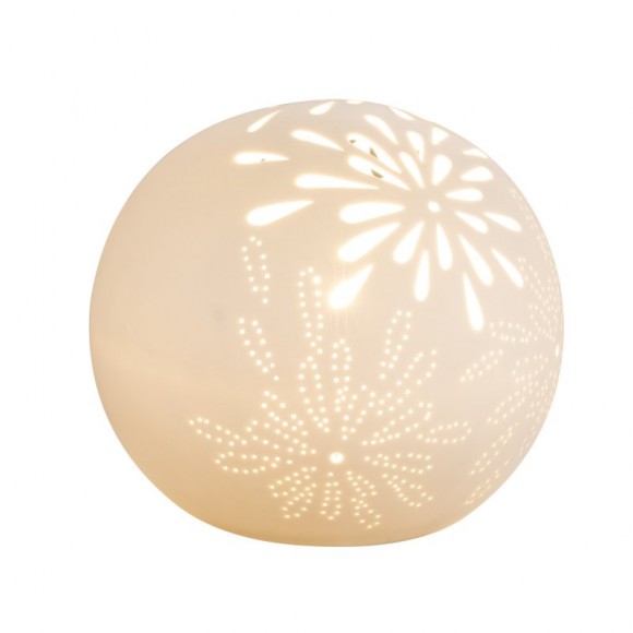 Globo 22803T1 stolové svietidlo Subara 1x25W | E14 - biela