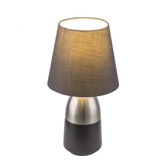 Globo 24135N stolové svietidlo Eugen 1x40W | E14 - čierna, šedá
