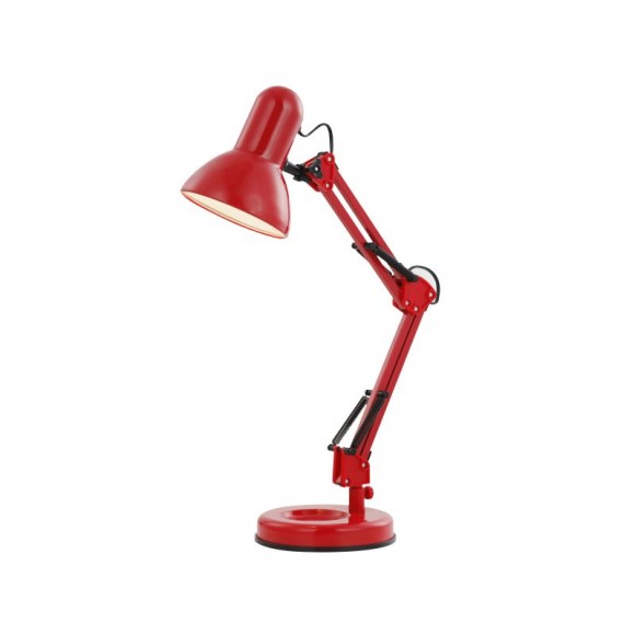 Globo 24882 stolná lampa Famous 1x40W | E27 - vypínač na tele, nastaviteľné, červená
