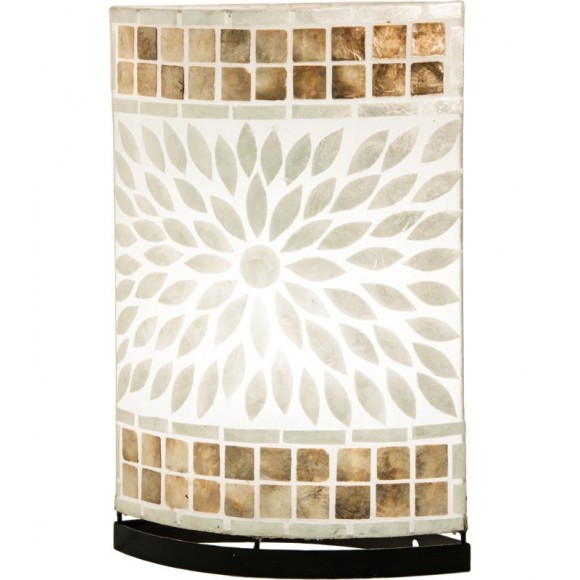 Globo 25826T stolové svietidlo Bali 1x40W | E27 - imitácia mušle