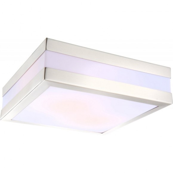 Globo 32208 vonkajšie stropné svietidlo Creek 1x20W | E27 LED | IP44 - nerez, opál
