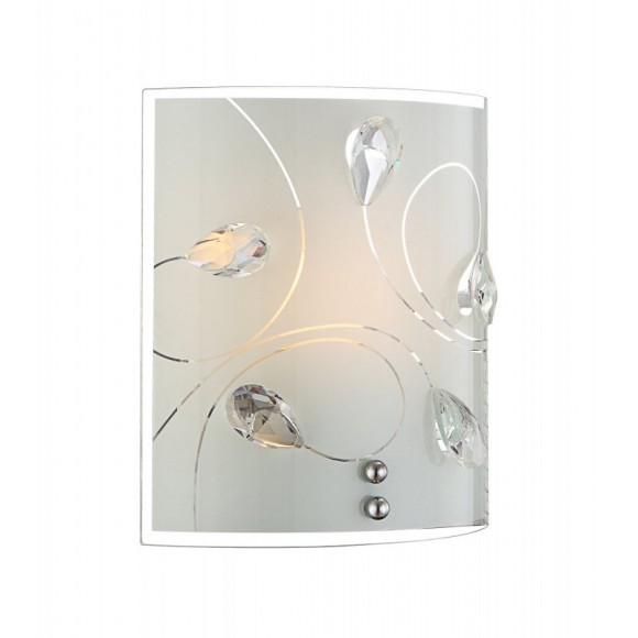 Globo 40414-1W nástenná lampa Alivio 1x60W | E27 - matný nikel, opál