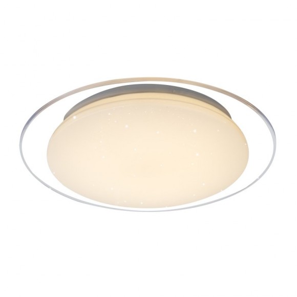 Globo 41315-12 LED stropné svietidlo Sajama 1x12W | 700l | 3000K-4200K-6400K - trblietavý efekt, fixácia farieb, biela