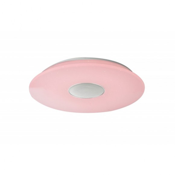 Globo 41329N LED stropné svietidlo Nicole 1x50W | 2600lm | 3000-6000K | RGB - bluetooth, reproduktor, stmievateľné, diaľkový ovládač, fixácia farieb, menič farby, biela, opál