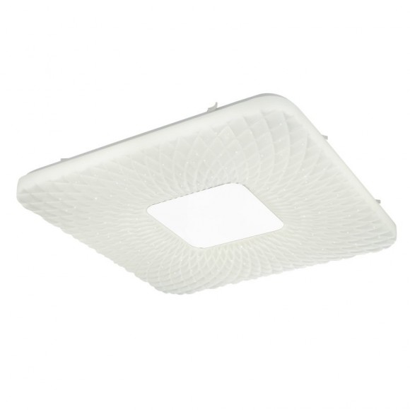 Globo 41343-40 LED stropné svietidlo Findus 1x40W | 150-2300lm | 3000K-6000K - diaľkový ovládač, stmievateľné, fixácia farieb, pamäťová funkcia, trblietavý efekt, biela, opál