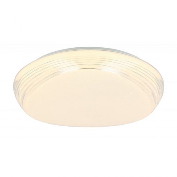 Globo 41344-24 LED stropné svietidlo Lucas 1x24W | 1790lm | 3000K - trblietavý efekt, biela