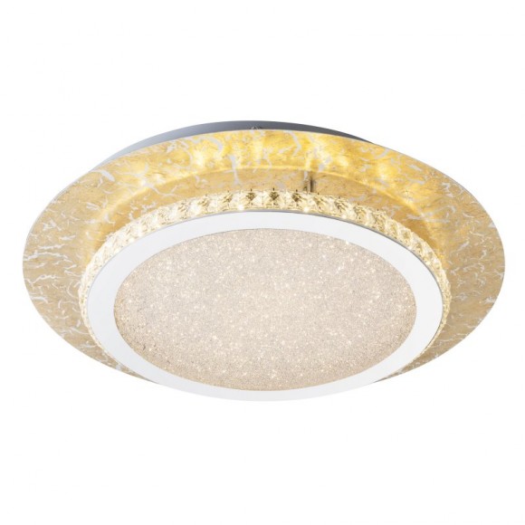 Globo 41908-18 LED stropné svietidlo Tilo 1x18W | 1100L | 3000K - 3 fázové stmievanie, zlatá, biela