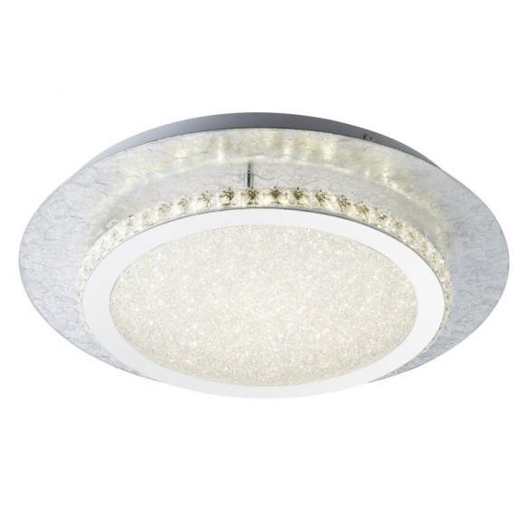 Globo 41909-18 LED stropné svietidlo Tilo 1x18W | 1100L | 4000K - 3 fázové stmievanie, strieborná, biela