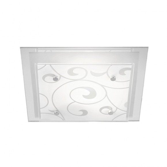 Globo 48062-2 stropné svietidlo Dia 2x60W | E27 - biela, chróm